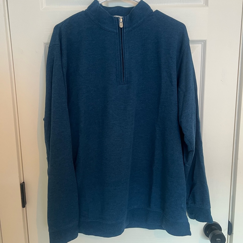 Peter Millar Crown Comfort Interlock 1/4 Zip Pullover